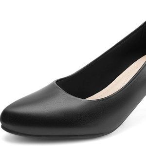 Women’s Round Toe Low Heel Pumps